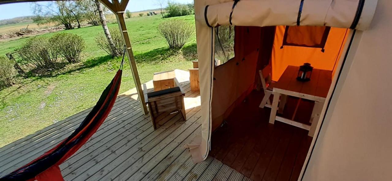 Tente Cabane Du Camping Hautoreille Bannes  Exterior photo